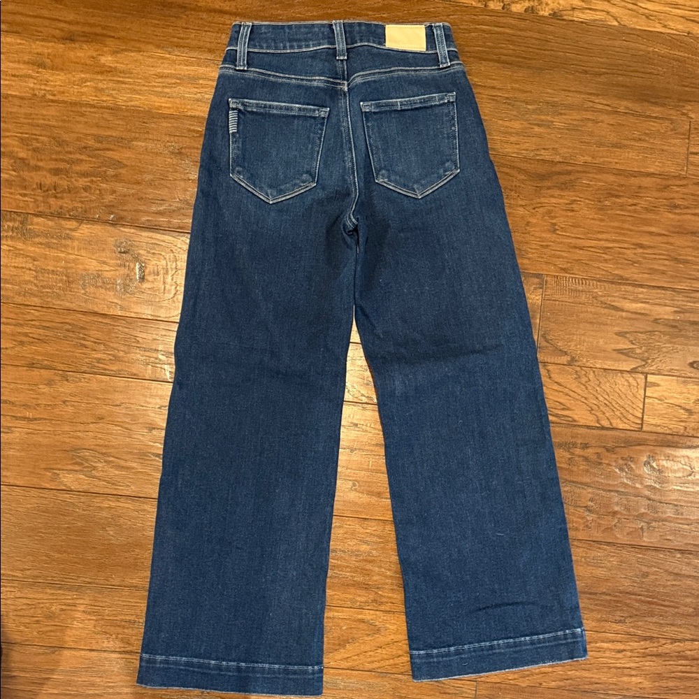 PAIGE Anessa Wide-Leg Ankle Jeans size 23 - Picture 2 of 4